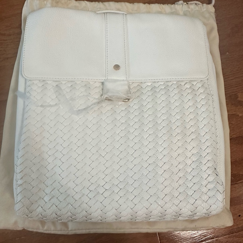 Basket weave, mini backpack